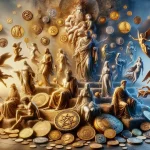 Mythological Figures and Coins